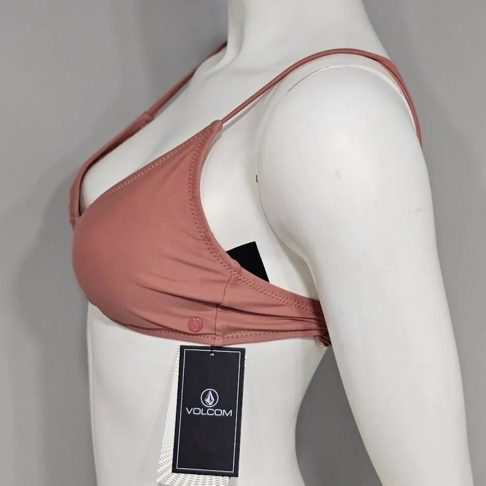 Volcom Simply Solid Scoop-Neck Bikini Top - Picture 3 of 8